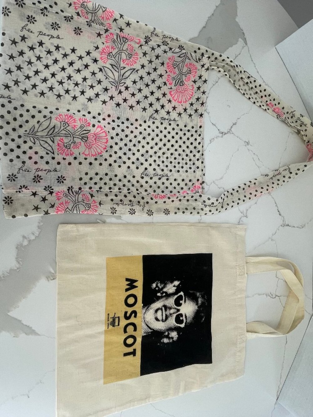 Free People and Moscot Gauze Totes